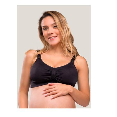 Sytjena materniteti Carriwell Padded, për shtatzëna dhe gjidhënie, madhësia XL, e zezë