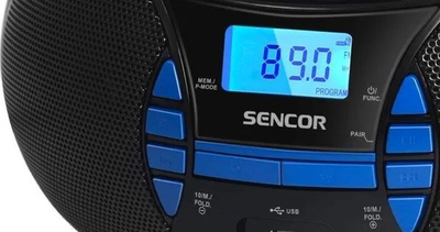 Radiorekorder portativ Sencor SPT 2700 WH, CD MP3 USB, Bluetooth, i bardhë
