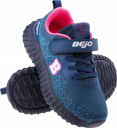 Atlete fëmijësh Bejo Biruta JRG Jr, me shirit ngjitës, navy blue