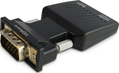 Видео адаптер Savio CL-145, од VGA во HDMI, Full HD 1080p, црн