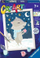 Set pikturimi Ravensburger CreArt Badger among the stars, për fëmijë, me numra, shumëngjyrësh