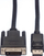 Kabllo video ROLINE 11.04.5773, DisplayPort në DVI-D, 3 m, i zi