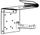 Mbajtëse muri për rulin Zebra P1014123, për printerat KR203 KR403 TTP 2000, diametër deri 150 mm