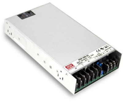 Furnizim me energji Mean Well RSP-500-24, 24V DC, 21A 504W, metalik argjendtë