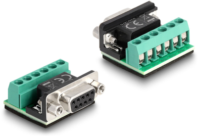Adapter USB Delock, USB 2.0 Type A në RS 422 485, bllok terminali 6 pin, 1.8m