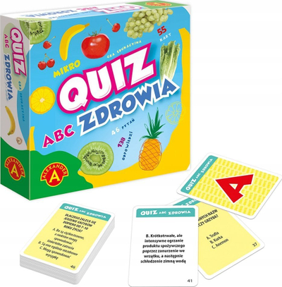 Loja me letra Alexander ABC Health Silver ALEX Quiz, kuiz edukativ, xhepi