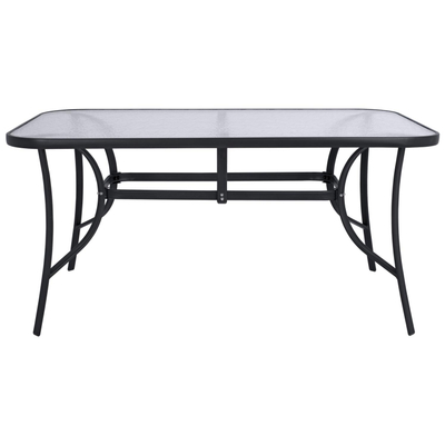 Tavolinë metalike, 150×90×72 cm (HM5145.01), gri