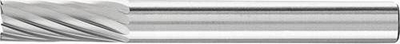 Frezë cilindrike karbidi Pferd TC-Burrs ZYAS 1020/6 C3, për metal, gri