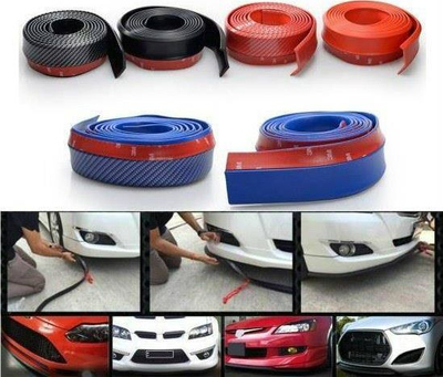 Spoiler universal MTuning Lip, 2.5m, stil karboni, blu