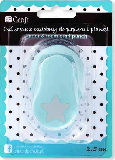 Shpuese dekorative Dalprint Star, prerje yll 16 mm, shumëngjyrëshe