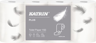 Letër tualeti Katrin Plus 150, 3-shtresore, 8 copë