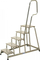 Shkallë pune alumini Krause Mobile Assembly Step 805102, 5 shkallë, e argjendtë