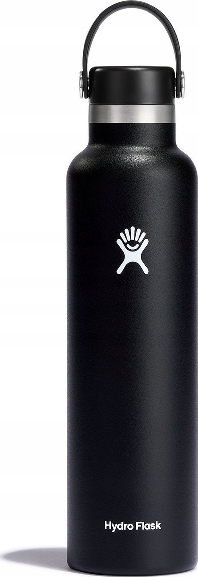 Shishe uji Hydro Flask Standard Mouth 24 oz, çelik inox, izolim TempShield, e zezë