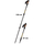 Shkopinj Nordic Walking Enero EVO Pro, alumini, teleskopik 67‑135 cm, të zinj mat