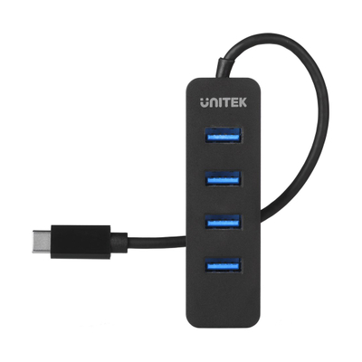 USB HUB Unitek H1117B, 4x USB-A 3.1, 10W, USB-C, i zi