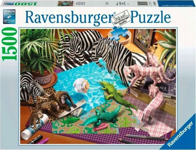Puzzle Ravensburger Adventure and Origami, 1500 copa, shumëngjyrësh