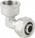 Gypthyes Hydroland PEX, kënd 90°, 20mm, filetë 1/2", i nikluar