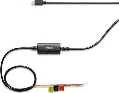 Hardwire kit për kamera makine 70mai Type C, kabllo lidhëse, e zezë