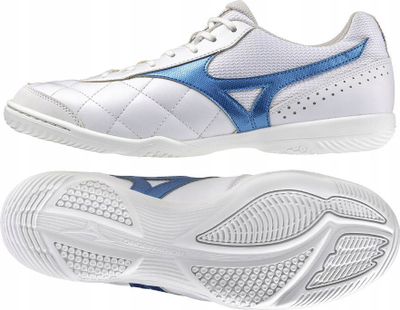 Atlete futsalli Mizuno MRL Sala Club IN M, taban non marking, për burra, të bardha me blu