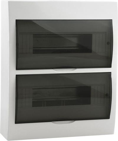 Panel shpërndarës modular Kanlux DB212S, 2x12 module, IP40, i bardhë