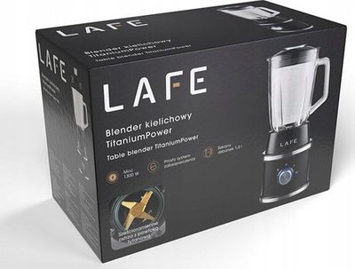 Mасасен миксер LAFE Titaniumpower, 1300W, 1.5L, црн