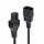 Kabllo zgjatuese rryme Lindy 30314, IEC C14 në IEC C15, 2m, rezistente ndaj temperaturës së lartë