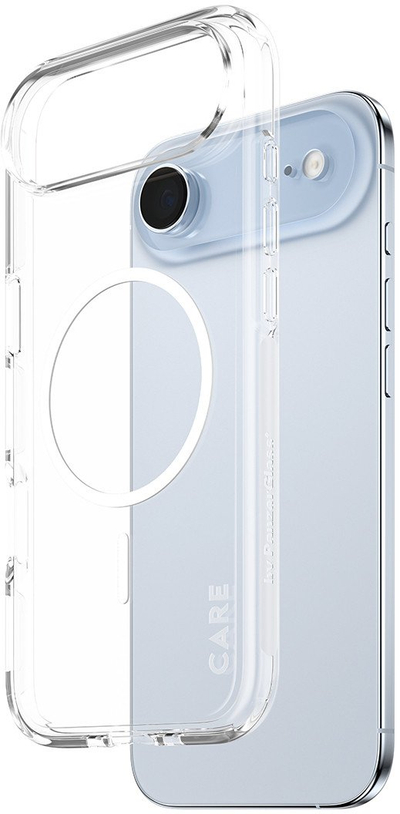 Mbulesë telefoni PanzerGlass Urban Explorer për Apple iPhone Air, transparente, me kornizë të bardhë