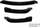 Splitter përparmë BMW E46 4D, ABS, gloss black, i zi