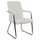 Karrige konferencash HM1021.02, PU lëkurë, 55.5x67.5x94 cm, e bardhë