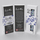 Set zare Full Art Dice Porcelain, 7 copa, dizajn shumëngjyrësh porcelani, e bardhë