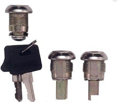 Set bravash Teng Tools TC LOCK3, 3 copa, me një çelës, e argjendtë