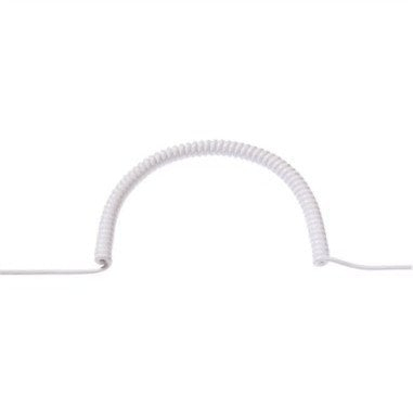Kabllo spiral Bachmann H05VV F, 1m, 1.5mm², e bardhë