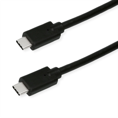 Kabllo USB C Roline Green, USB 3.2 Gen2, 1m, 100W, i zi