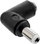 Përshtatës DC InLine, 5.5x2.5mm, prizë dhe folje me kënd, i zi