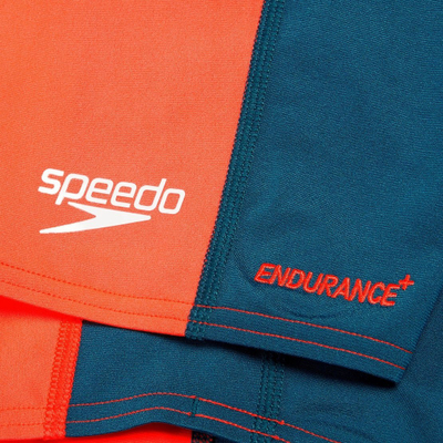 Kostum noti Speedo Fastskin Endurance+ Max Openback Kneeskin, garues për goca, i kuq teal