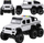 Makina lodër off-road ZA4369, 6 rrota, me drita dhe zë, e bardhë