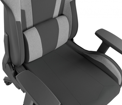 Karrige gaming Genesis Nitro 720, pëlhurë frymëmarrëse, mbështetje ergonomike, zi gri