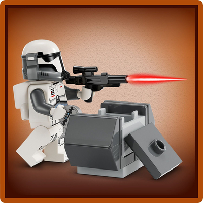 Set lodër LEGO Star Wars Ambush on Mandalore Battle Pack, ndërtim kreativ, për fëmijë