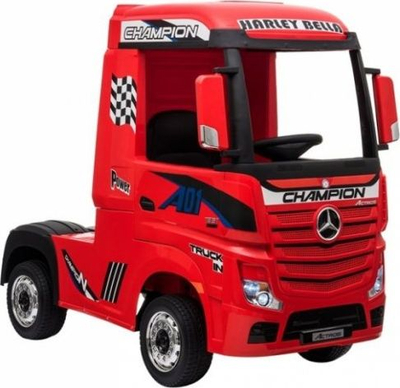 Makina elektrike për kalamaj Mercedes Actros HL358, me telekomandë 2.4G, me drita edhe audio, e kuqe