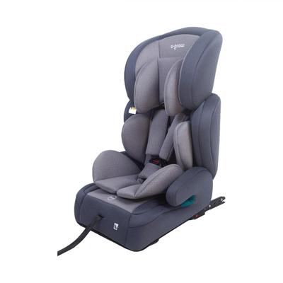 Ulëse auto U-grow R129 i-Size, 76-150 cm, ISOFIX, gri