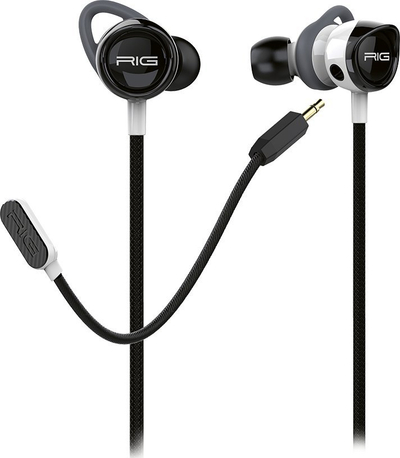 Kufje gaming Nacon RIG 200 HS, 3.5mm, me mikrofon, të zeza