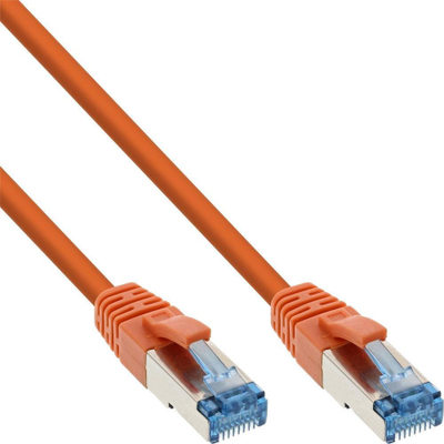 Kabllo rrjeti InLine 76807O, Cat6a S FTP, 7.5m, portokalli