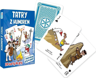 Karta loje Wydawnictwo Jako Tatras with Humor, komplet, shumëngjyrëshe