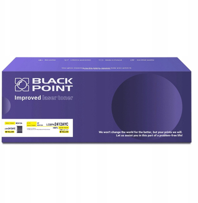 Toner printeri Black Point LCBPH2412AYC, Yellow, zëvendësim për HP W2412A