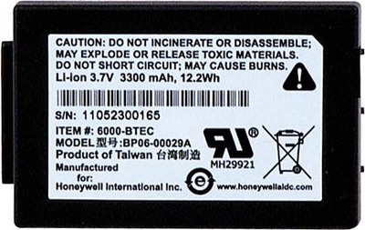 Bateria Honeywell (6000-BTEC)