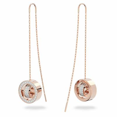 Vathë për femra Swarovski, transparent / Artë rozë