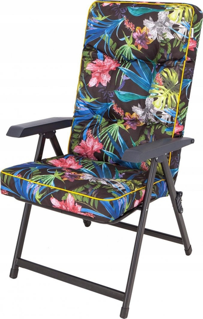 Jastëk lezhe Hobbygarden Cushion Lena, 50x120 cm, me gjethe shumëngjyrëshe