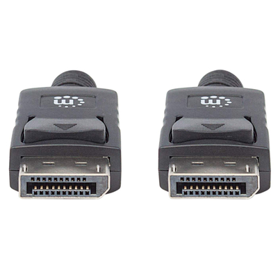 Kabllo DisplayPort Manhattan, 1m, 4K 60Hz, i zi