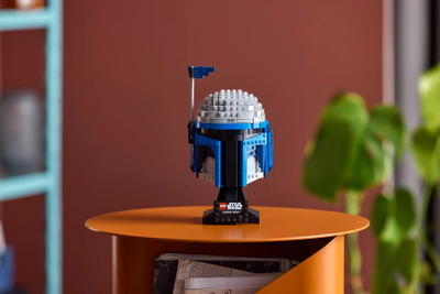 Set ndërtimi LEGO Star Wars Jango Fett Helmet 75408, për të rritur, dekor koleksionues, shumëngjyrëshe