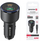 Karikues veture Swissten, 45W USB C PD, 18W USB QC 3.0, me kabllo USB C 1m
